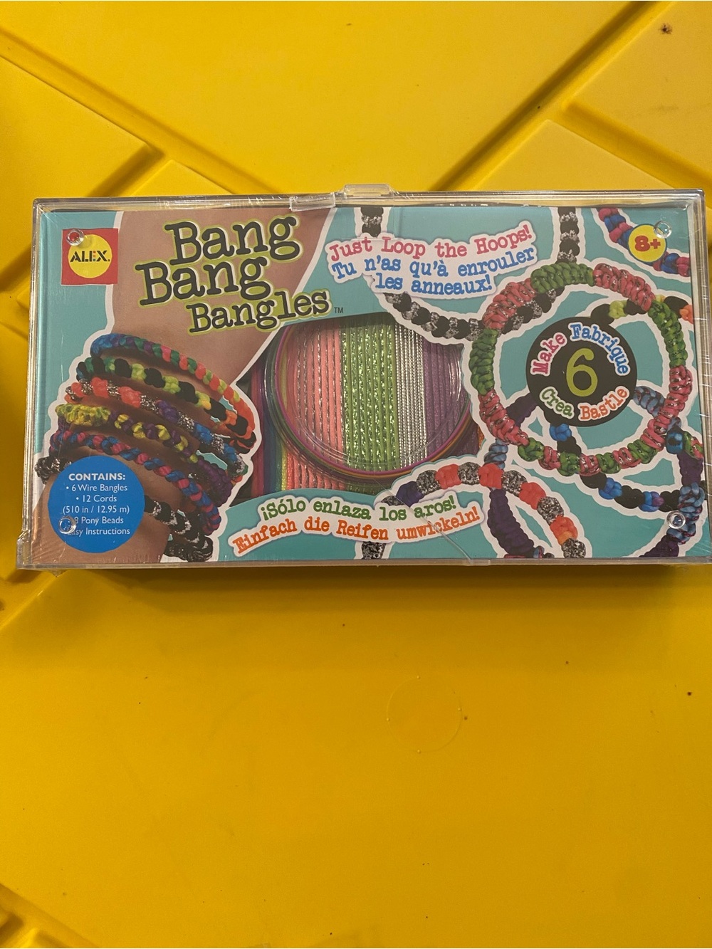 Bang Bang Bangles Bracelet Making Kit - Assorted Bright Colors